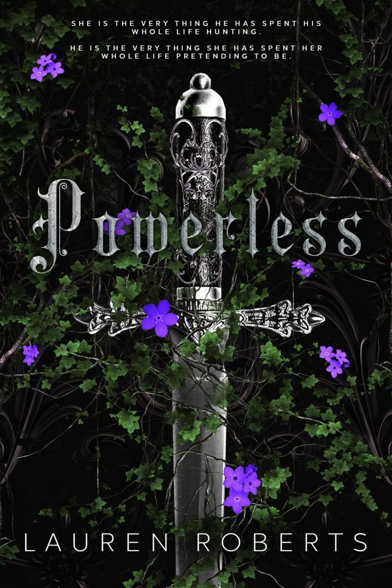 Cover of “Powerless” by Lauren Roberts. Image used from Goodreads.com